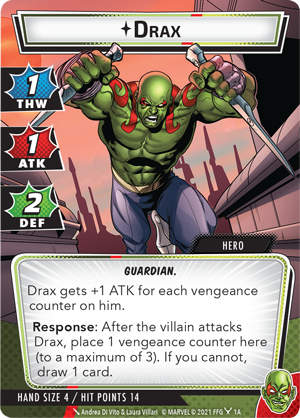Marvel Champions : The Card Game - Drax Hero Pack